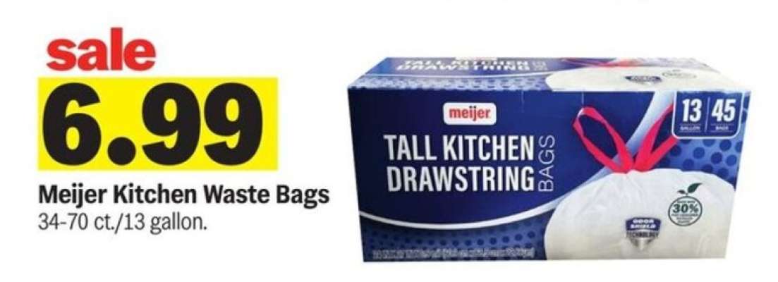 Meijer Kitchen Waste Bags
