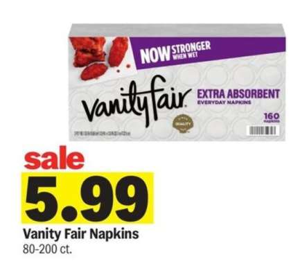Vanity Fair Napkins