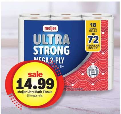 Meijer Ultra Bath Tissue