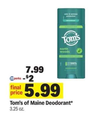 Tom's of Maine Deodorant