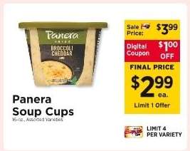 Panera Soup Cups