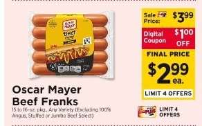 Oscar Mayer Beef Franks