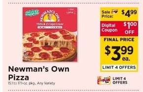 Newman's Own Pizza