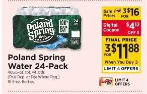 Poland Spring Water 24-Pack