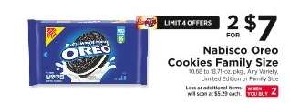 Nabisco Oreo Cookies Family Size