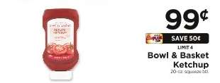 Bowl & Basket Ketchup