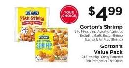 Gorton's Shrimp or Gorton's Value Pack