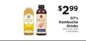 GT's Kombucha Drinks