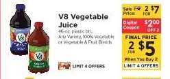 V8 Vegetable Juice