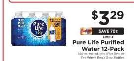 Pure Life Purified Water 12-Pack