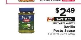 Barilla Pesto Sauce