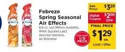 Febreze Spring Seasonal Air Effects