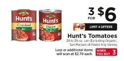 Hunt's Tomatoes