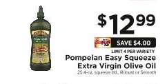 Pompeian Easy Squeeze Extra Virgin Olive Oil