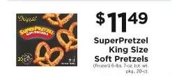 SuperPretzel King Size Soft Pretzels