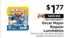 Oscar Mayer Regular Lunchables
