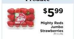 Mighty Reds Jumbo Strawberries