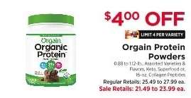 Orgain Protein Powders