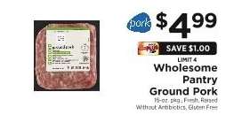 Wholesome Pantry Ground Pork