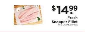 Fresh Snapper Fillet