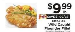 Wild Caught Flounder Fillet