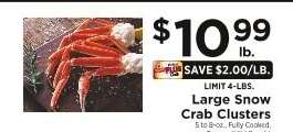 Large Snow Crab Clusters