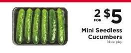 Mini Seedless Cucumbers