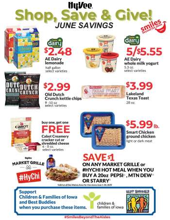 Hy-Vee Flyer - 06/01/2025 - 06/30/2025.