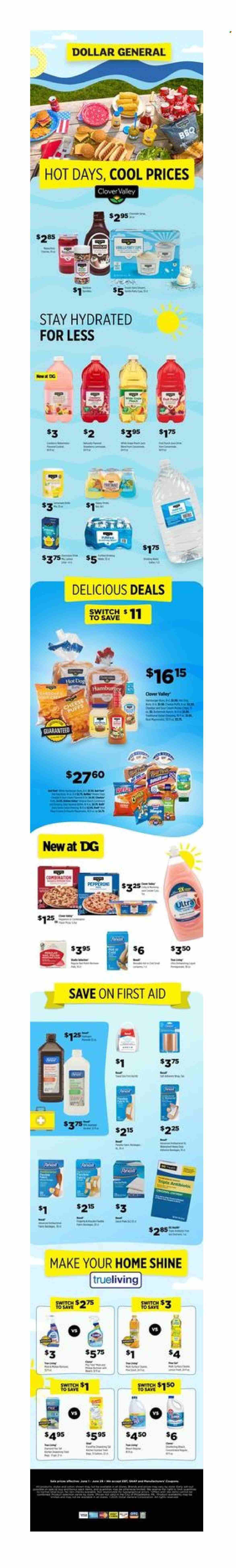 Dollar General ad - 06/01/2025 - 06/29/2025. Page 1
