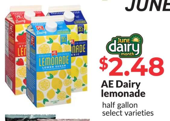 AE Dairy lemonade