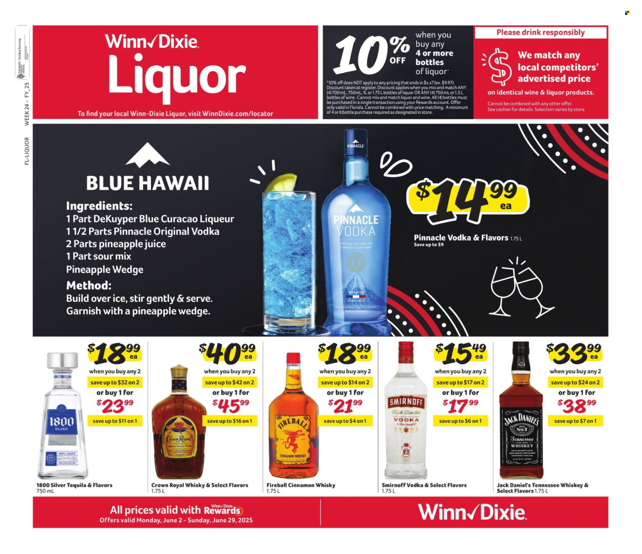 Winn Dixie ad - 06/02/2025 - 06/29/2025. Page 1