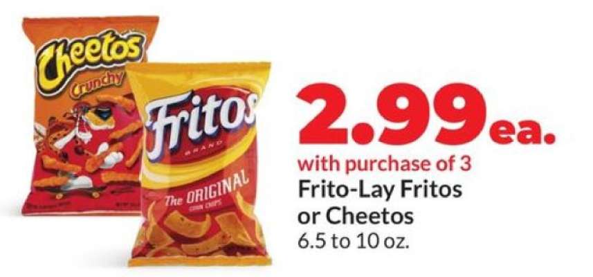 Frito-Lay Fritos or Cheetos