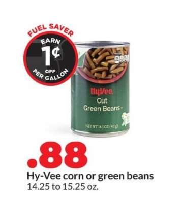 Hy-Vee corn or green beans