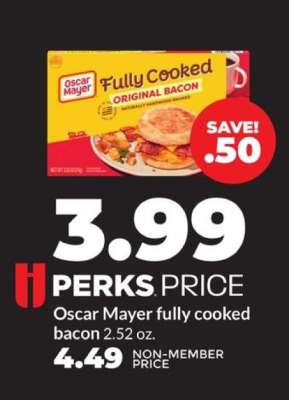 Oscar Mayer Fully Cooked Bacon*