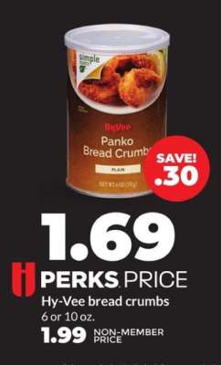 Hy-Vee bread crumbs