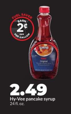 Hy-Vee pancake syrup