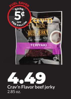 Crav'n Flavor beef jerky