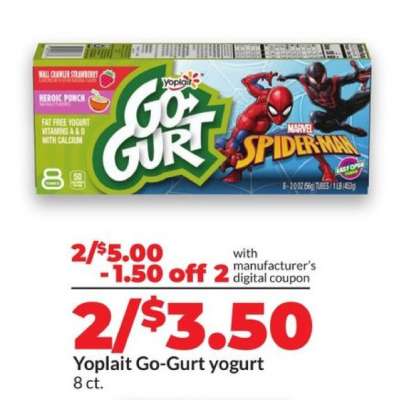Yoplait Go-Gurt Yogurt*