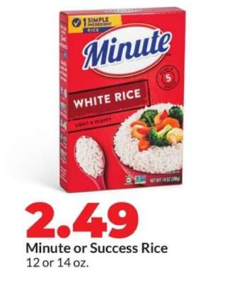 Minute or Success Rice