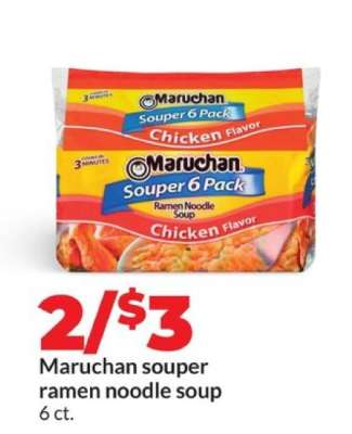 Maruchan souper ramen noodle soup