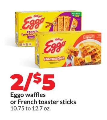 Eggo waffles or French Toaster sticks