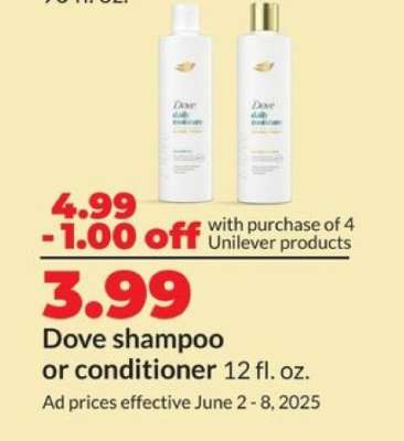 Dove Shampoo or Conditioner