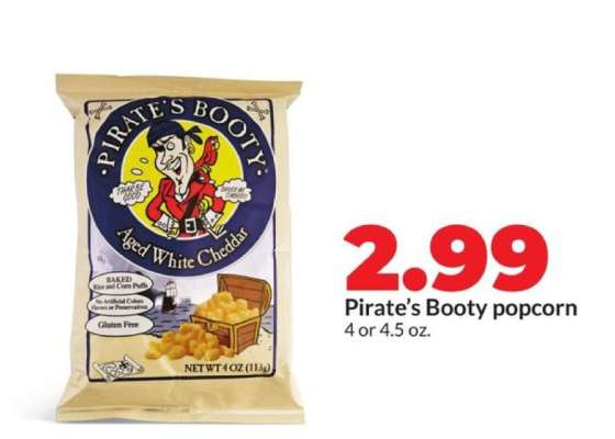 Pirate's Booty popcorn