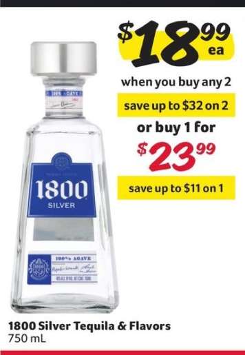 1800 Silver Tequila & Flavors
