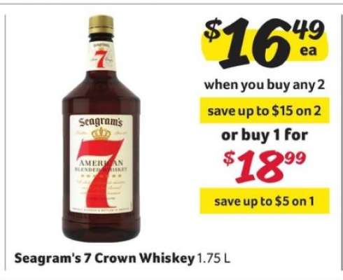 Seagram's 7 Crown Whiskey