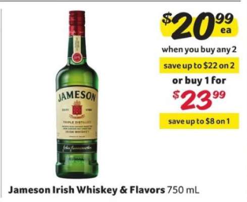 Jameson Irish Whiskey & Flavors