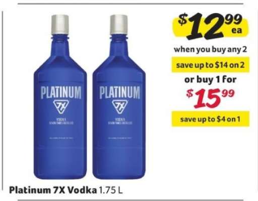 Platinum 7x Vodka
