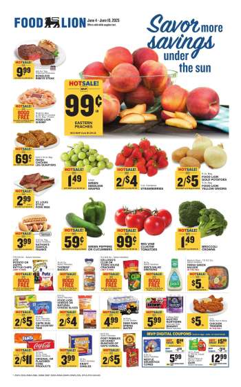 Food Lion Flyer - 06/04/2025 - 06/10/2025.