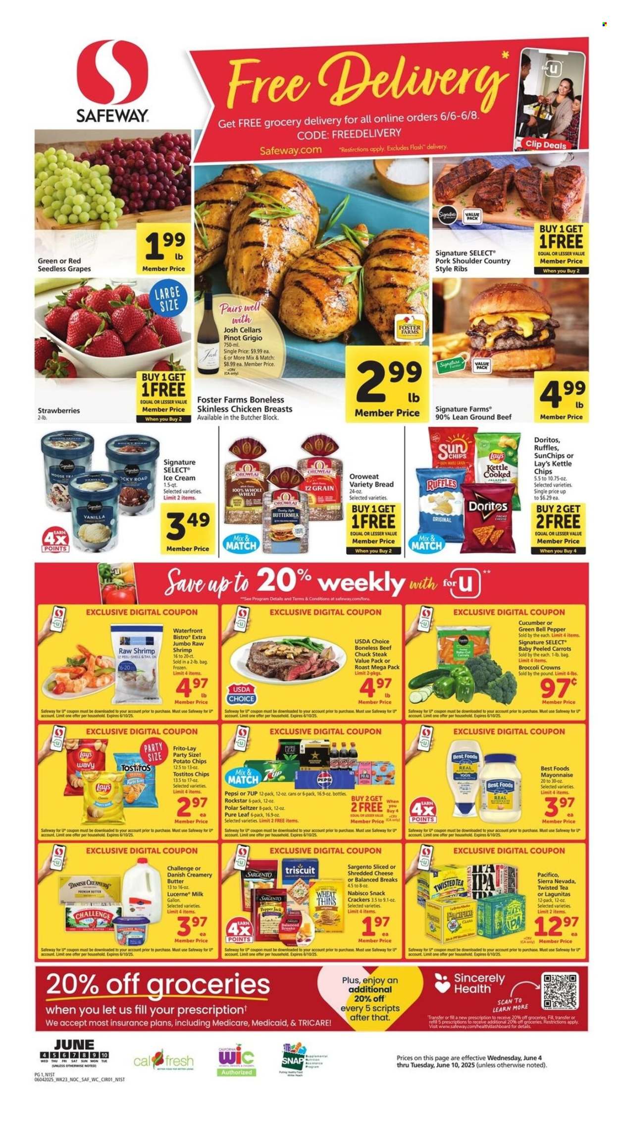 Safeway ad - 06/04/2025 - 06/10/2025. Page 1