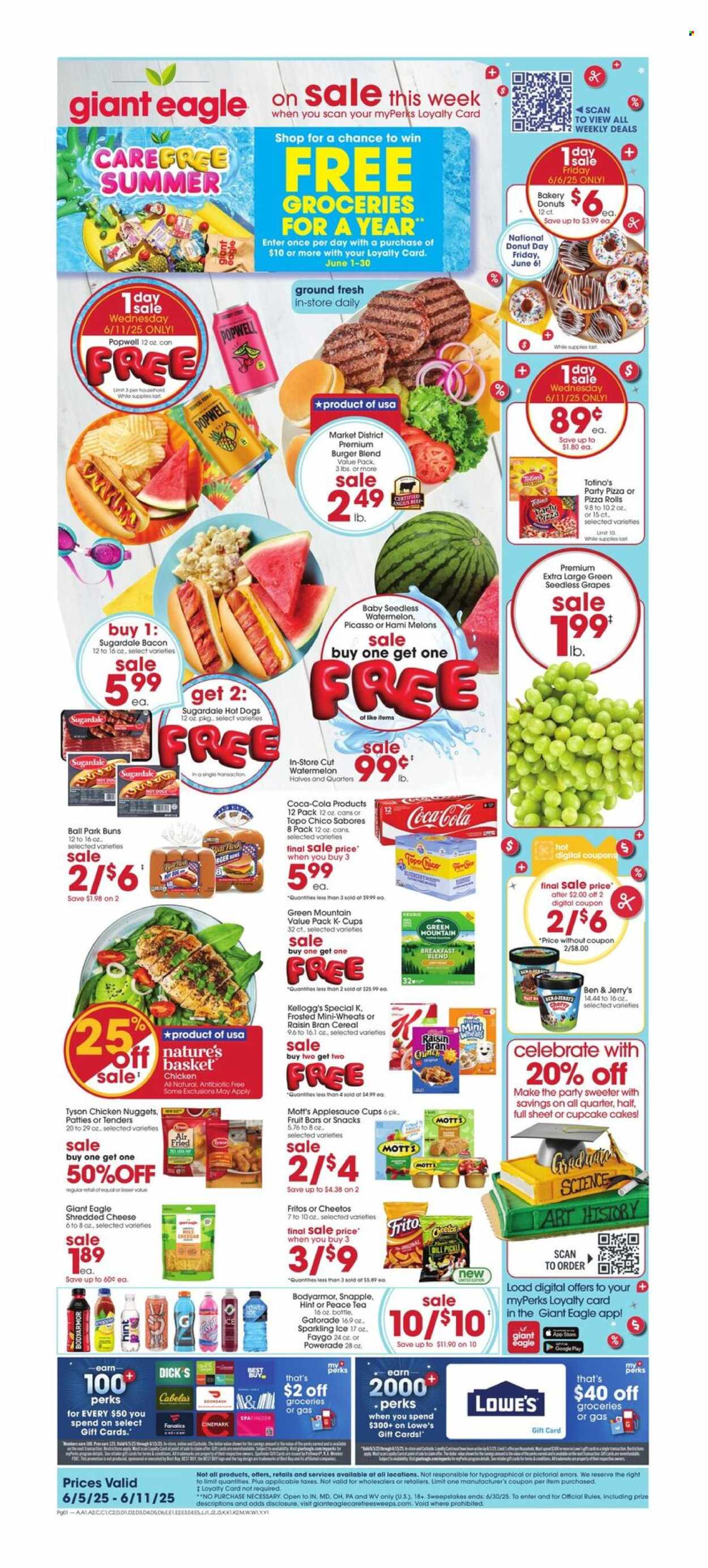 Giant Eagle ad - 06/05/2025 - 06/11/2025. Page 1